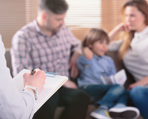 Professional Family Psychotherapist Writing Notes